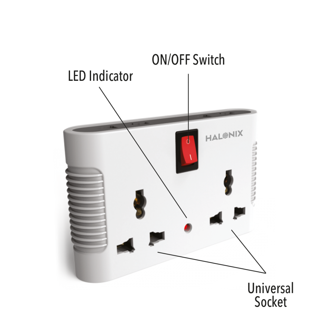 4 way multi plug Halonix